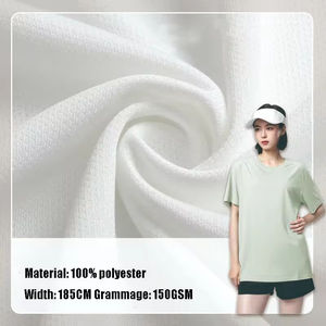 Tela Deportiva de Malla Jacquard de Poliéster Ligero de 150g, Secado Rápido, para Niñas, Running, Dryfit - Product Image 4