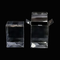Boîte à dragées transparente en plastique, boîtes en acétate transparentes en forme de cube, boîtes cadeaux transparentes en PET/PVC pour l'emballage de cadeaux de mariage ou de fête