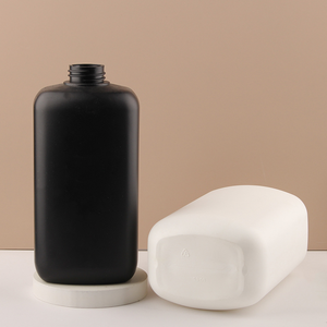 Ensemble de bouteilles de soins de la peau personnalisées vides bouteilles de shampoing carrées de revitalisant pour cheveux bouteille de lavage cosmétique en plastique pour le visage et le corps avec <span class=keywords><strong>pompe</strong></span> à lotion - Product Image 5