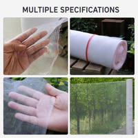 Filet anti-insectes en HDPE vierge, stabilisé aux UV, à mailles fines, robuste et pliable, pour serres agricoles et jardins potagers