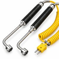 Probe Termokopel Tipe-K Permukaan Genggam IP65 Baja Tahan Karat 60mm NR-81533A /81531A/81532A/OEM ODM
