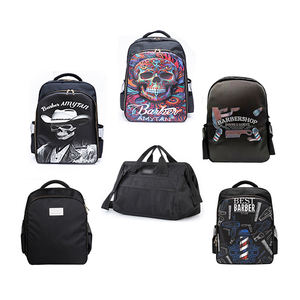 Patrón de calavera personalizado Peluquería profesional <span class=keywords><strong>Clippers</strong></span> Accesorios Bolsa de herramientas de almacenamiento Mochila para mochila escolar de peluquero - Product Image 6