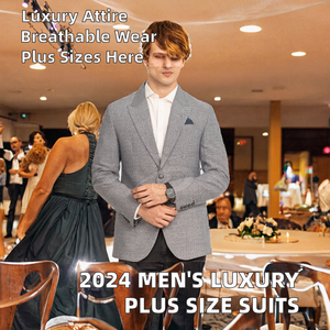 Costume de cérémonie de luxe 2 pièces classique en velours côtelé pour homme, respirant, grande taille, collection 2024, vente en gros - Product Image 2