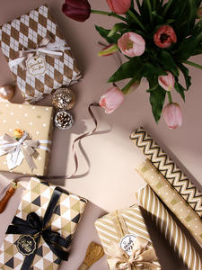 Wholesale 80g Valentine's Day Art <b>Paper</b> <b>Tissue</b> 43*300cm Gift Luxury Custom Packaging <b>Wrapping</b> <b>Paper</b> Roll - Product Image 4