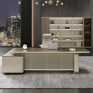 Ufficio del capo Set completo della scrivania del direttore generale semplice e moderna scrivania del capo mobili da ufficio - Product Image 2