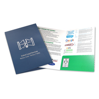 Échantillon rapide en gros : Classeurs A4 personnalisables en papier couleur unie avec dorure or ou argent pour conférences