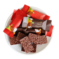 Sac en plastique thermoscellé à impression personnalisée pour les emballages de chocolat et de barres protéinées Emballage imprimé