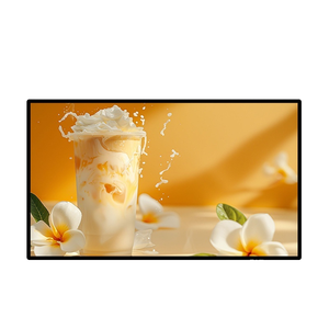 32 inç çift düz yüksek çözünürlüklü LCD Ad ekran makinesi kapalı Android ağ bilgi yayın duvara monte SDK IP65 - Product Image 1