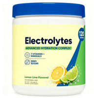 Mélange de poudre d'électrolytes personnalisé, saveur citron et lime, sans sucre, supplément d'hydratation, marque privée, fabrication OEM