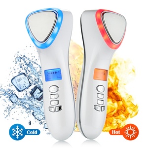 Hot and Cold Face Massager Vibrating Skin Tightening Facial <b>Machine</b> Lift Firming Relieving Electric Sonic Portable Face Lifting - Product Image 2