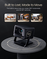 Projecteur DLP Dangbei DBOX02 Pro 4K Laser Version Globale GTV 2000 ISO Lumens Home Cinéma HDR10+ 3D Correction Automatique de la Distorsion Trapézoïdale/Équilibrage Optique WiFi 2 Go