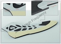 Machine automatique de soudage et de gaufrage à haute fréquence 15KW pour chaussures