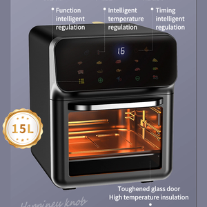2025 FS <span class=keywords><strong>Visual</strong></span> 10L 15L Horno Consumer Reports Mejor estante caliente sin aceite como se ve como freidora de aire de cresta plateada sin aceite Freidora De - Product Image 3