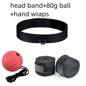 Ballon de vitesse de boxe avec sac de transport <span class=keywords><strong>et</strong></span> bandages pour les mains, améliore la coordination œil-main, la vitesse de frappe, la réaction au combat, les réflexes - Product Image 2