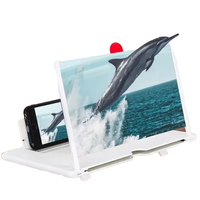2026 10 Inch Foldable Movie Video Lazy Desktop Mounts Supports All Smartphones Ph10 3d Hd Cell Mobile Phone Screen Magnifier