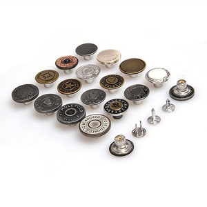 Custom Made Denim Kot Düğmesi ve Perçinler - Product Image 2