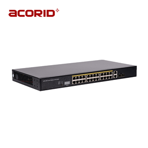 2 Combo Gigabit SFP cổng 250 Wát <span class=keywords><strong>19</strong></span> inch điện hiển thị kỹ thuật số hỗ trợ <span class=keywords><strong>ethernet</strong></span> PoE chuyển đổi cho CCTV IP Camera - Product Image 2