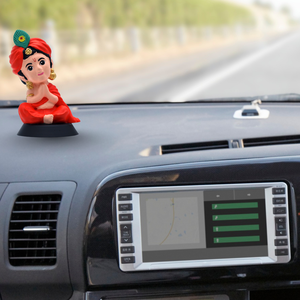 Hand-Painted Krishna Idol Natural Finish Spiritual Decorative Showpiece for <b>Home</b> <b>Temple</b>, Office Desk, Car Dashboard & Gifts - Product Image 4