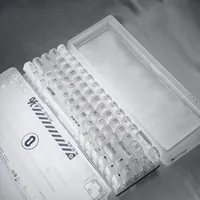 LOFREE Keyboard mekanikal, pemicu Cepat nirkabel 1% "Misty" Semi transparan untuk komputer Game Bluetooth Kailh baru