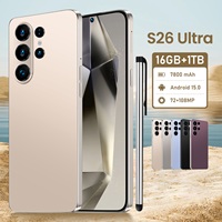 Smartphone S26 Ultra Écran AMOLED Full HD 7,3 pouces 16 Go + 1 To Android 14 Caméra arrière 108 MP Face ID LTE CDMA Espagnol Français