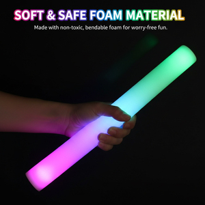 Bâtons lumineux en mousse LED blancs 2023, longs et phosphorescents, pour fêtes, <span class=keywords><strong>musique</strong></span>, mariages et anniversaires - Product Image 5