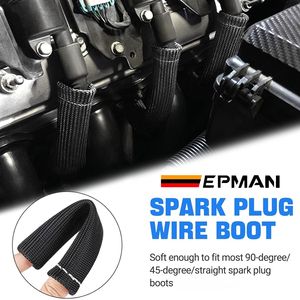 Le fil de bougie d'allumage de manchon de protecteur de chaleur de haute performance d'EPMAN couvre la fibre de verre EP-GT en titane de fibre - Product Image 3