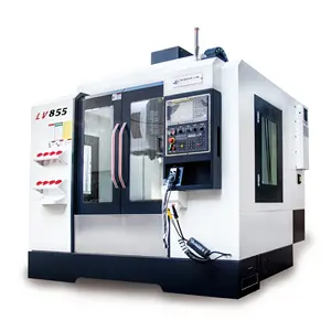 Lowest Price GSK Syntec Fanuc Mitsubishi CNC Controller CNC Machining Center Hengda CNC VMC855 LV855 V855 On Promotion