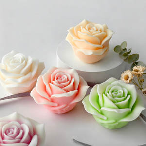 وصل حديثًا قالب سيليكون على شكل وردة للشموع العطرية - Product Image 2