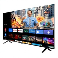 Téléviseur intelligent LED Full HD Maden, écran large, Android, WiFi, noir, 32-120 pouces, pour hôtel et usage domestique