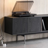 ATUNUS Mobilier de salon Meuble TV en bois massif Présentoir unique Meuble de rangement Meuble TV