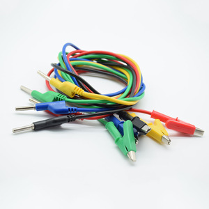 Cavo di Prova di Alta Qualità con Clip a Coccodrillo e Connettore a Banana, Lunghezza 0.<span class=keywords><strong>2</strong></span>/0.<span class=keywords><strong>3</strong></span>/0.5/1/1.5/<span class=keywords><strong>2</strong></span>/<span class=keywords><strong>2</strong></span>.5/<span class=keywords><strong>3</strong></span>/5M per Multimetro - Product Image 6
