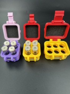 กล่องพลาสติก PETG ขนาด 3-10 มล. สำหรับบรรจุผงแห้งแช่แข็ง ขวดซิลิน กล่องเก็บของ บรรจุภัณฑ์ ขวดวัคซีน กล่องเปปไทด์แบบกำหนดเองได้ - Product Image 2