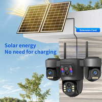 Système de caméra IP de sécurité domestique intelligent 4G HD à énergie solaire IP67 avec vision nocturne pour les zones éloignées et les entreprises