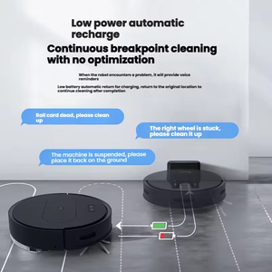 Hộ gia đình ướt khô máy hút bụi app-kiểm soát điện quét tự động Sạc <span class=keywords><strong>Robot</strong></span> sạch hơn với bể nước <span class=keywords><strong>Robot</strong></span> chân không - Product Image 4