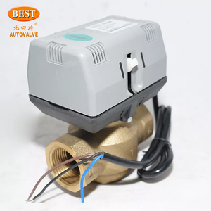 שסתום השקיית מים 5v 3.6v 12v 24v 110v 220 dn15 dn20 C7003 דרך פליז ss304 מיני כדור מים ממונע חשמלי - Product Image 5