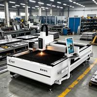 Machines de découpe laser à fibre Hoysook 3015 3000W pour acier et métal, découpeuse laser CNC haute vitesse pour tôles