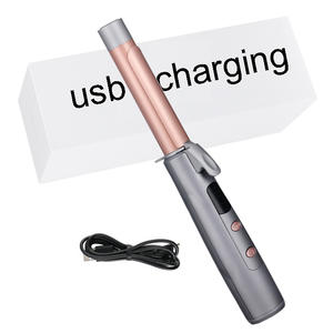 2022 rizador de cabello inalámbrico pelo curling tong inalámbrico <span class=keywords><strong>ponk</strong></span> varita rizadora usb rizador de pelo mini pelo rizador plancha proveedor - Product Image 3