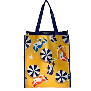 Tailored Blank PP Woven Holders Fabric Storage Tote Bag for Takeout Orders