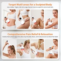 Masseur électrique portatif, brosse de massage corporel chauffante et vibrante, anti-cellulite, utilisation domestique, fabrication sous marque privée