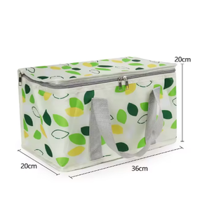Panier de pique-nique en gros, sacs de pique-nique avec sangle de suspension, sac isotherme multicolore grande capacité - Product Image 4