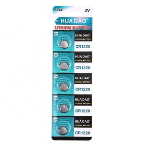 Cuanen Factory Supply 3V cr1220 batterie pour télécommande <span class=keywords><strong>CR</strong></span> <span class=keywords><strong>1220</strong></span> Batteries au lithium - Product Image 6