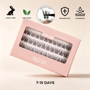 Nuevos Diseños de Pestañas Postizas Mate Pre-Encoladas de Larga Duración, Fáciles de Aplicar, para un Aspecto Natural, Venta al por Mayor, Pestañas en Racimo DIY - Product Image 5