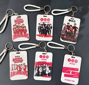 Cartes acryliques KPOP <span class=keywords><strong>V</strong></span> JUNGKOOK J-<span class=keywords><strong>HOPE</strong></span> World Tour ARIRANG, porte-cartes JIMIN, porte-clés, photocartes JIN SUGA RM, imperméables - Product Image 1