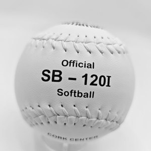 Pelota de Sóftbol <span class=keywords><strong>Tamanaco</strong></span> SB-120I de 12" de Alta Calidad, Cuero Desdoblado Blanco Duradero, COR .50, Compresión de 400 LBS, Núcleo de Corcho - Product Image 6