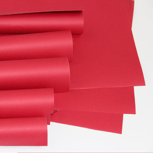 Papel rojo texturizado 120GSM color personalizado papel táctil de un lado papel táctil negro suave al tacto - Product Image 5