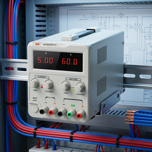 Alimentation mobile variable et réglable REK RPS6005D-2 13.8V 7V 18V 32V AC 12V 54V 48V 10A avec affichage 3 chiffres - Product Image 3