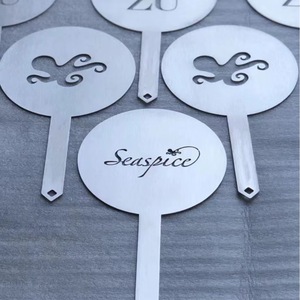 Seaspice Stainless Steel Coffee <b>Powder</b> Sprinkler Mold Irregular Shape For Baristas And Coffee Shops - Product Image 1