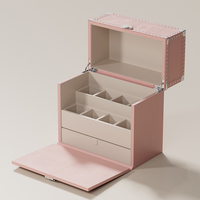 Coffret cadeau de parfum Genie Collection, étui de rangement en cuir de luxe, parfum privé, résistant à l'eau, cosmétique en MDF, bois laser, bambou