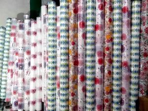 Nappe en PVC imprimée avec dos en flanelle en rouleau, application pour la maison, les banquets, les fêtes et les mariages - Product Image 3