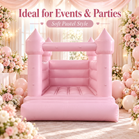 Château gonflable mini de 6 pieds en PVC pour enfants, idéal pour les fêtes d'anniversaire, les événements de jardin, la location, avec service OEM ODM personnalisé
